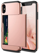 Load image into Gallery viewer, PC001-Business Phone Cases For iPhone Case Slide Armor Wallet Card Slots Holder Cover for iPhone X XS Max XR 7 8 Plus 6 6s 5 5S SE