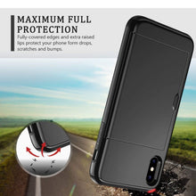 Load image into Gallery viewer, PC001-Business Phone Cases For iPhone Case Slide Armor Wallet Card Slots Holder Cover for iPhone X XS Max XR 7 8 Plus 6 6s 5 5S SE