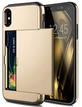Load image into Gallery viewer, PC001-Business Phone Cases For iPhone Case Slide Armor Wallet Card Slots Holder Cover for iPhone X XS Max XR 7 8 Plus 6 6s 5 5S SE