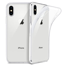 Load image into Gallery viewer, For iPhone X Case, WEFOR Slim Clear Soft TPU Cover Support Wireless Charging for Apple 5.8