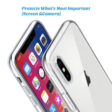 Load image into Gallery viewer, For iPhone X Case, WEFOR Slim Clear Soft TPU Cover Support Wireless Charging for Apple 5.8