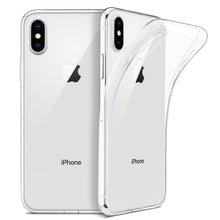 Load image into Gallery viewer, For iPhone X Case, WEFOR Slim Clear Soft TPU Cover Support Wireless Charging for Apple 5.8