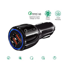 Load image into Gallery viewer, 3.1A Quick Charge Dual USB Car Charger 2-port Universal Intelligent Charging Auto Charger For Mobile Phones and Digital Products