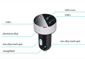 Weststone - 12V Dual 3.1A USB Car Charger 2 Port Adapter LED Cigarette Socket Fast Charging