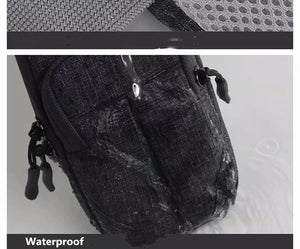 AH002 - 6.0" Outdoor Adjustable Exercise Waterproof Sports Arm Cellphone Pouch Bag With Accessories Holder