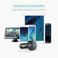 Load image into Gallery viewer, 24W Car Charger 2-Port 4.8A Ultra-Compact PowerDrive 2 Elite with PowerIQ Technology for iPhone XS/Max/XR/X/8/7/6/Plus, iPad Pro/Air/Mini, Galaxy Note/S Series, LG, Nexus, HTC and More