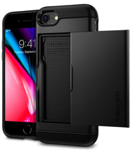 Load image into Gallery viewer, Slim Armor CS Designed for Apple iPhone 8 Case (2017) / Designed for iPhone 7 Case (2016) - Black