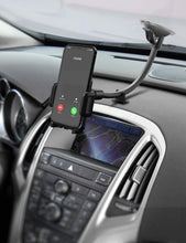Load image into Gallery viewer, 033 Cell Phone Holder for Car, Windshield Long Arm Car Phone Mount with One Button Design and Anti-Skid Base Car Holder Compatible iPhone Xs MAX/XS/XR/X/8/7/7P/6s, Galaxy S6/S7/S8,Google