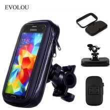 Load image into Gallery viewer, BH002-Full Waterproof Cover Bicycle Motorcycle Permanent drill Based Mount Support for Moto Stand bag for iPhone 7/7Plus/6/6 Plus/6S/6S plus/5/5S/5C/SE Iphone X 8 Plus SE S9 GPS  Samsung Galaxy S4/S5/S6/S7/S6 Edge/S7 LG g6/g5/g4/g3