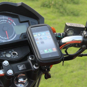 BH002-Full Waterproof Cover Bicycle Motorcycle Permanent drill Based Mount Support for Moto Stand bag for iPhone 7/7Plus/6/6 Plus/6S/6S plus/5/5S/5C/SE Iphone X 8 Plus SE S9 GPS  Samsung Galaxy S4/S5/S6/S7/S6 Edge/S7 LG g6/g5/g4/g3