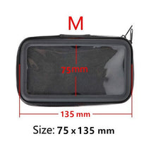 Load image into Gallery viewer, BH002-Full Waterproof Cover Bicycle Motorcycle Permanent drill Based Mount Support for Moto Stand bag for iPhone 7/7Plus/6/6 Plus/6S/6S plus/5/5S/5C/SE Iphone X 8 Plus SE S9 GPS  Samsung Galaxy S4/S5/S6/S7/S6 Edge/S7 LG g6/g5/g4/g3