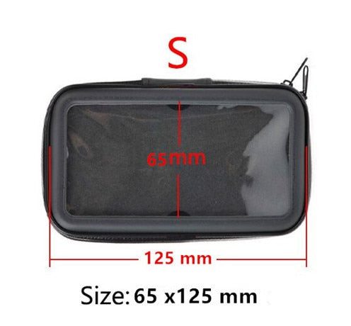 BH002-Full Waterproof Cover Bicycle Motorcycle Permanent drill Based Mount Support for Moto Stand bag for iPhone 7/7Plus/6/6 Plus/6S/6S plus/5/5S/5C/SE Iphone X 8 Plus SE S9 GPS  Samsung Galaxy S4/S5/S6/S7/S6 Edge/S7 LG g6/g5/g4/g3