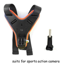 Load image into Gallery viewer, HH002-Full Face Impact Resistant Motorcycle Helmet Chin Mount With Anti-Slip Action Camera, 360 Degree Motorcycle Helmet Strap for GoPro Hero (2018) Hero 7 Black/White/Gray, Hero 6 Hero 5 Black Hero 4/3+/LCD Session Fusion, 360 Camera