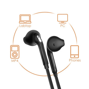 Headphones Music Earbuds Stereo Gaming Earphone for Phone Xiaomi with Microphone for iPhone 5s iPhone 6 Computer