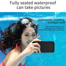 Load image into Gallery viewer, WH003 - Full body sealed Waterproof Phone Case for iPhone X 8 7 Plus 6 6S Plus 5 5S XR XS Max