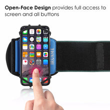 Load image into Gallery viewer, AH001-Sports Armband Case for iPhone X 8 7 Universal Rotatable Wrist Running Sport Arm Band With Key Holder for 4-6 inch Phone